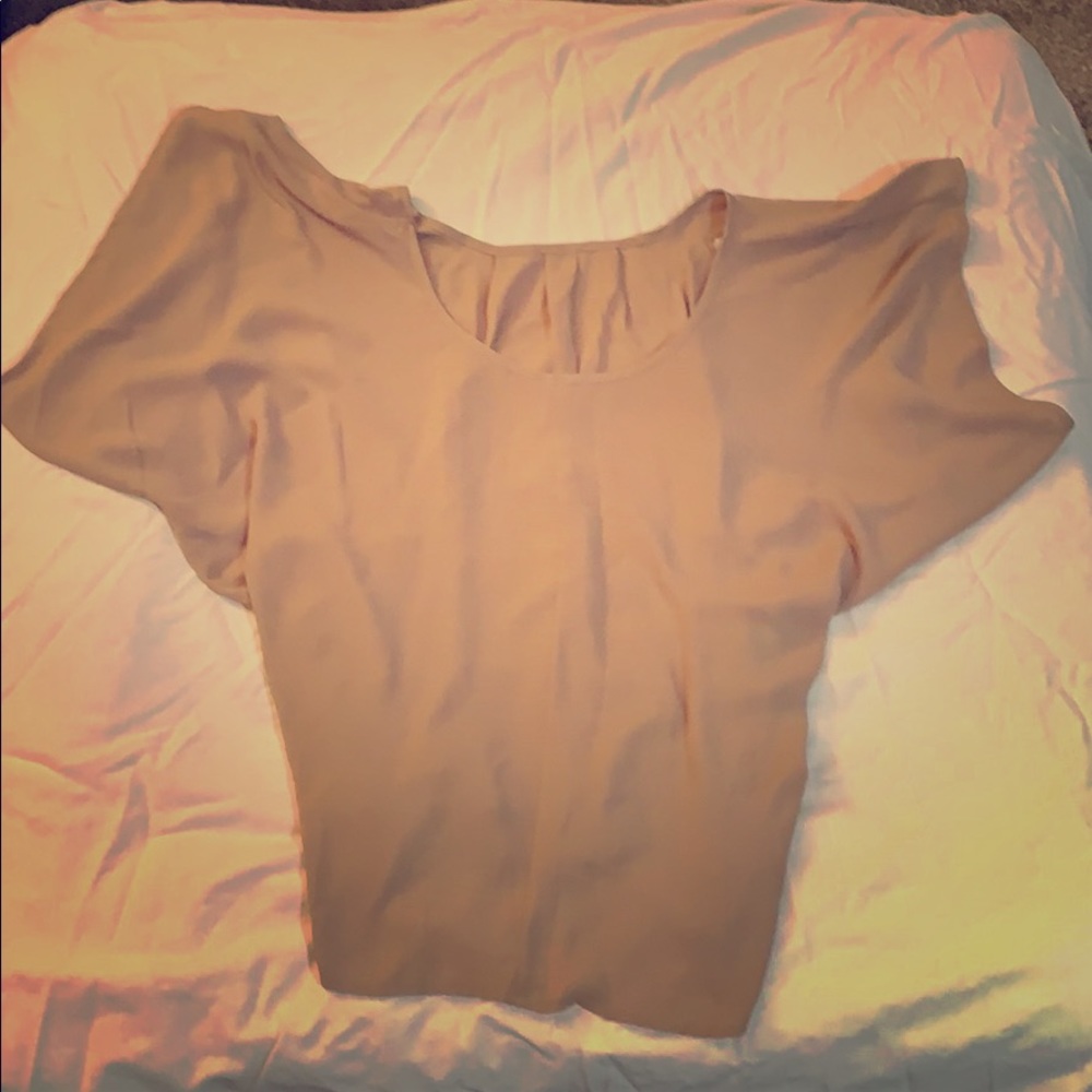 Women’s tan blouse